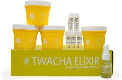 TWACHA 6 Steps Anti-Aging Facial Kit | Helps in reducing Blemishes and Pigmentation -