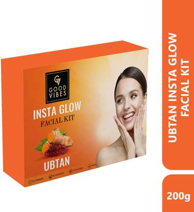 GOOD VIBES Ubtan Insta Glow Facial Kit