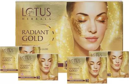 LOTUS HERBALS Radiant Gold Cellular Glow Facial Kit