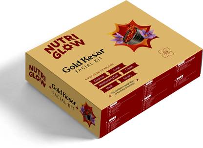 NutriGlow Gold Keshar Facial Kit Instant Radian Shine & Youthful Glow