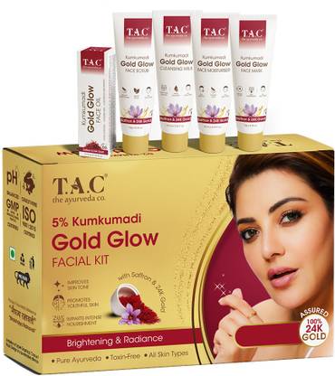 TAC - The Ayurveda Co. Kumkumadi Gold Glow facial Kit