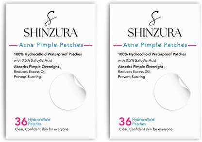 Shinzura ACNE PIMPLE PATCHES 36 Pack of 2