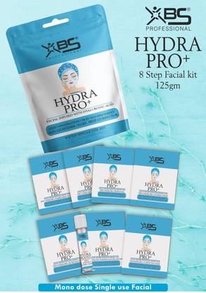 Xbs Hydra pro+ facial infused with hyaluronic acid 8 steps facial kit