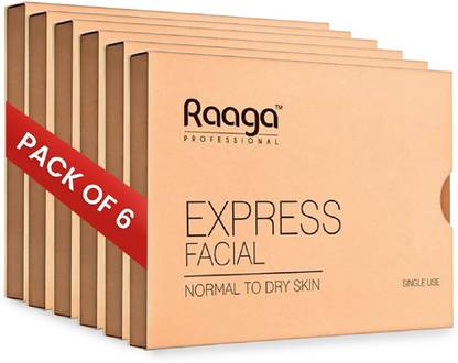 RAAGA PROFESSIONAL Express Facial Kit | Normal to Oily Skin, 35 g