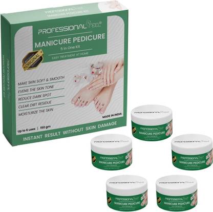 PROFESSIONAL FEEL Manicure Pedicure Facial Kit, Wine Face Premium Range For All Type Of Skin