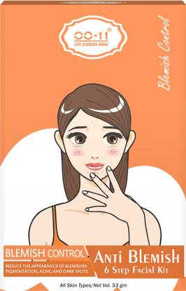 OO11 Anti-Blemish 6 Steps Facial Kit | Reduces Blemishes Pigmentation & Acne