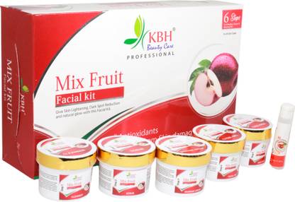 kbh Mix Fruit Facial Kit for Blemish Free and Fairer Complexion