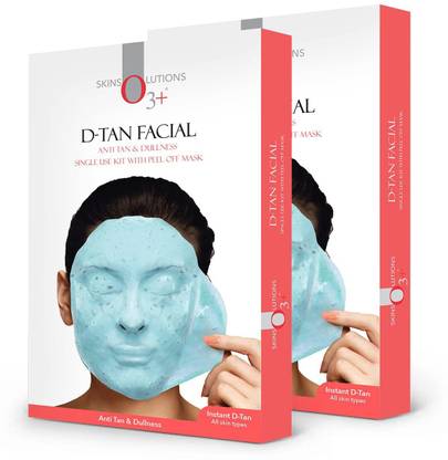O3+ D-Tan Facial Single Dose Kit For Tan Removal & Brightness, Tanned & Dull skin