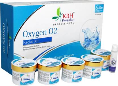 kbh Oxygen O2 Facial Kit for Anti Wrinkle, Dullness & Collagen Booster, Oxy Facial