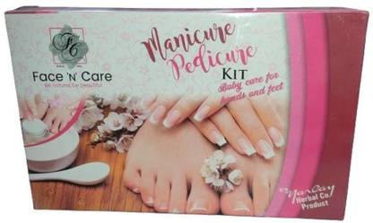 PasCom Face 'N' Care Manicure Pedicure Kit For hands and feet (5 Step Kit 420 Gm)