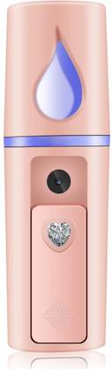 Manmit Enterprise Nano Facial Mister Portable Mist Sprayer With Mirror Mini Cool Mist Spray Mini Facial Steamer