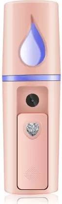 QCEN Nano Facial Mister Portable Mist Sprayer With Mirror Mini Cool Mist Spray Mini Facial Steamer