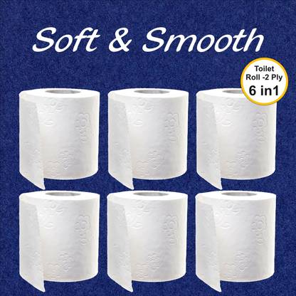 Clemmy 2 Ply Toilet Tissue Paper Roll