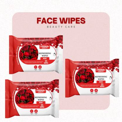 skinic Rose Water Makeup Remover Wipes – Soft & Effective Cleaning