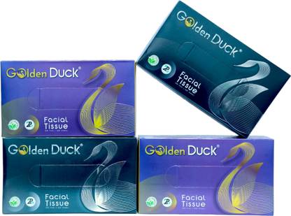Golden Duck Premium Facial Tissue Box 200 Pulls 2 Ply - Ultra Soft