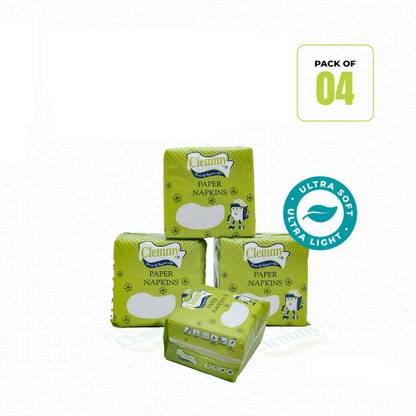 Clemmy Soft Tissue papers Napkin for Dining Table, Travel, Car, Home