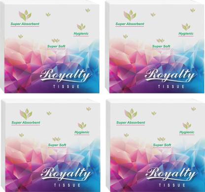 MG Royalty Soft Tissue Paper Napkin (Pack of 04)