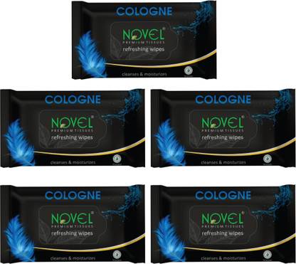 NOVEL Refreshing Wet Wipes (Cologne Fragnance)