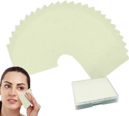 maycreate 300Pcs Face Blotting Paper for Oily Skin, Natural Linen Bloating Papers for Oily