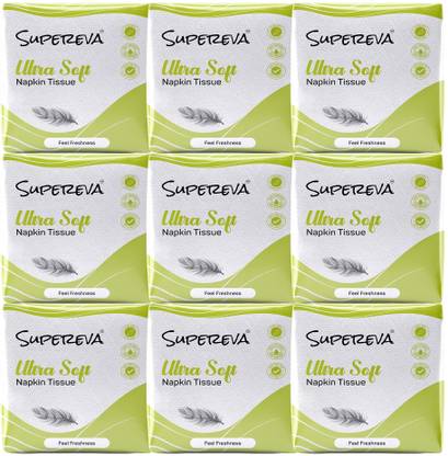 SUPEREVA Premium Quality Ultra Soft Tissue Paper Napkin
