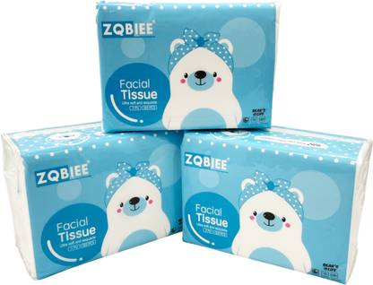 ZQBIEE Skin safe Tissue Box for Car, Bathroom, Bedroom, Office | Car Tissue Paper Box