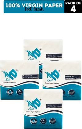 NE Soft 100% Virgin Tissue Paper Napkin (OBA Free)