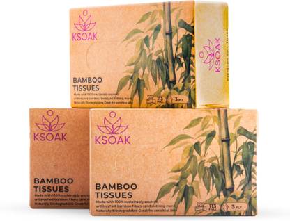 KSOAK Bamboo Face Tissue