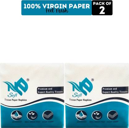 NE Soft Premium OBA Free 100% Virgin Tissue Paper (Pack of 2)