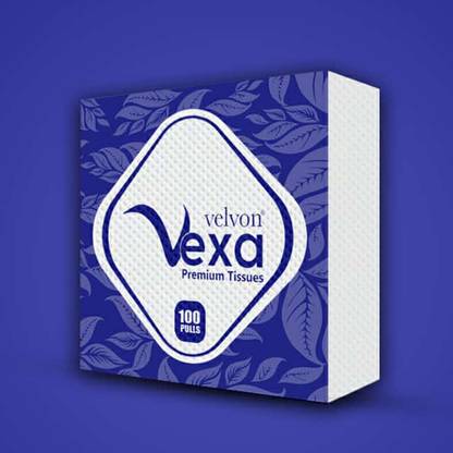 VELVON Vexa Premium Tissues 100 Pulls 30x27Cms