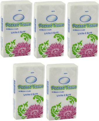 Stager Soft Dry Pocket Tissue Packs, Tissue Paper Packets For Women, Men, Kids.