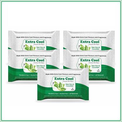 EXTRA COOL Face Refreshing Wipe Aloe Vara