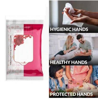 Wiffy 25 PCS Wet Tissue Paper Makeup Remover Wipes Face Cleaning