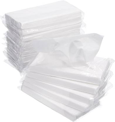SUPEREVA Facial Tissue Refill Tissues Travel for Car & Purse 2 Ply M Fold tissue Refill