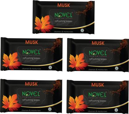 NOVEL Refreshing Wet Wipes(Musk Fragrance)