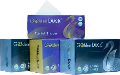 Golden Duck Premium Facial Tissue Box 200 Pulls 2 Ply - Ultra Soft