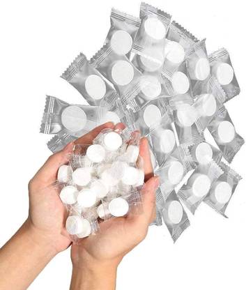 CRAZYGOL Magic Tablet Tissue Compressed,Coin,Wet,Tissue Paper,Magic Coin Tablet Tissue