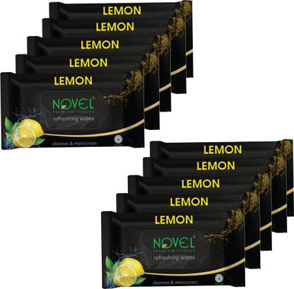 NOVEL Refreshing Wet Wipes (Lemon Fragrance)