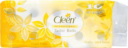 CLEEN Luxurious 3 Ply Toilet Tissue Rolls 200 Pulls each