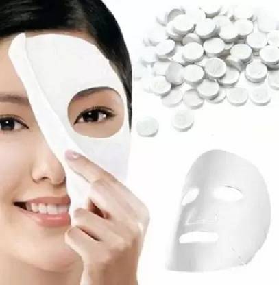 APPARA Compressed Facial Tissue Paper !Compressed Facial WTablet Face Mask (Pack of 20)