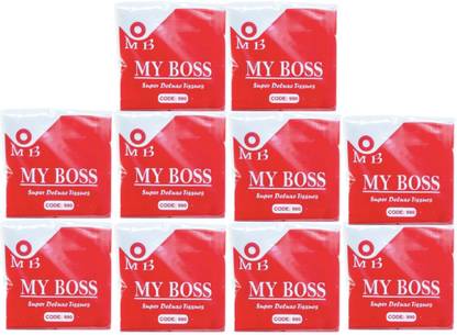 MG MY BOSS FACE TISSUE NAPKIN PACK OF 10