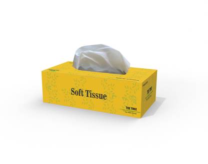 TEE TREE 2 ply Facial Tissues Super Soft & Absorbent 400 Pulls
