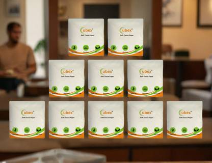 CUBEx BEST QUALITY tissue Hotel.car.Restaurant.cafe.beauty parlor.use to everywhere