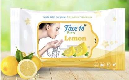Domina Face18 Wet Tissue Lemon (25 Tissues)