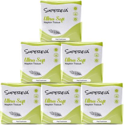 SUPEREVA Premium Quality Ultra Soft Tissue Paper Napkin