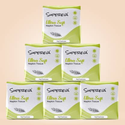 SUPEREVA Soft Tissue Paper Napkin Use For Car /Face /Home /Office/ Restaurant