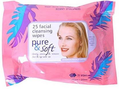 Elecsera Soft Facial Face Skin Cleaning Wet Tissue Wipes