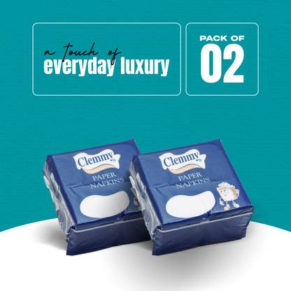 Clemmy Soft Premium OBA Free 100% Virgin Tissue Paper (Pack of 2)