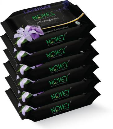NOVEL Refreshing Wet Wipes (LavendarFragnance)