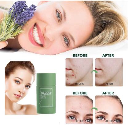 Emijun Green Tea Clay Mask Stick for Face Purifying Blackhead Removal