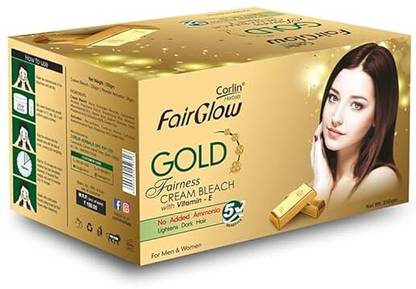 Corlin Fair Glow Gold Fairness Bleach Cream - For Soft, Tender, and Supple Skin